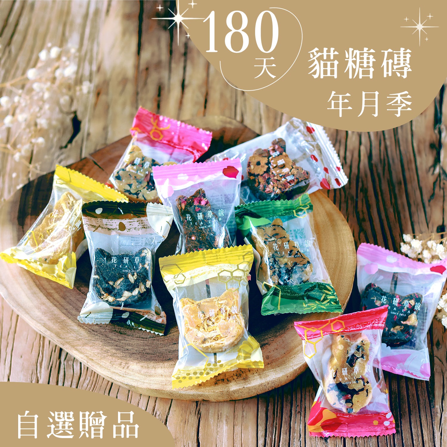 貓糖磚 ‧ 年月季裝